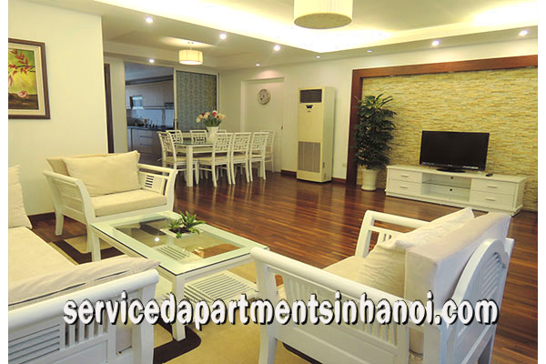 Cho thuê căn hộ dịch vụ đẹp hai phòng ngủ ở Trích Sài, Tây Hồ