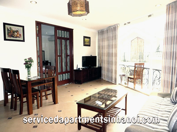 Cho thuê căn hộ dịch vụ đẹp 01 phòng ngủ tại Ba Đình, gần Lotte, giá hợp lý