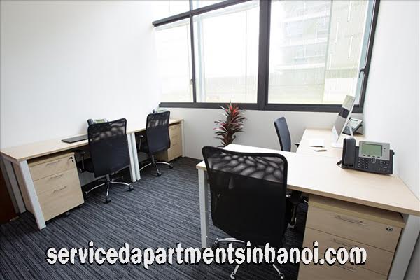 Văn phòng chuyên nghiệp tại Phạm Hùng, Cầu Giấy cho thuê 195m2 giá 12 USD/m2