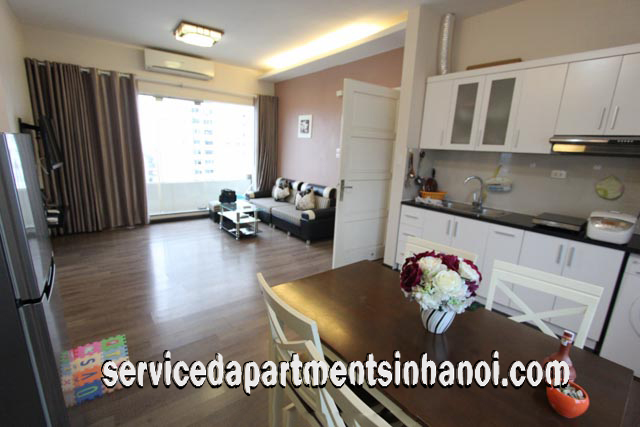 Cho thuê căn hộ dịch vụ hoàn toàn mới 2 phòng ngủ tại Văn Cao, Ba Đình