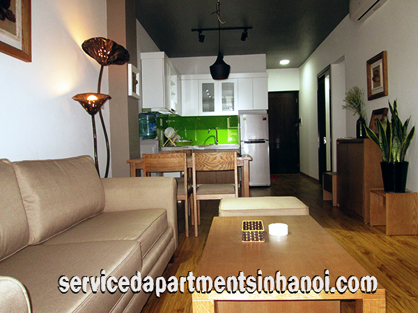 Cho thuê căn hộ dịch vụ 2 phòng ngủ hiện đại gần khách sạn Sheraton, Tây Hồ