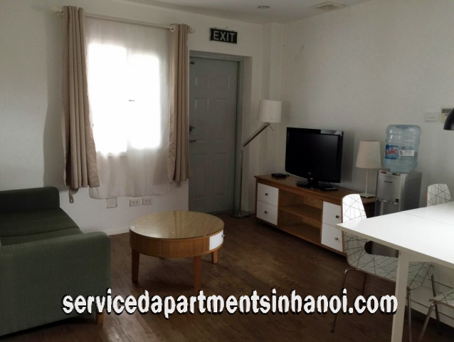 Cho thuê căn hộ dịch vụ 1 phòng ngủ trên phố Triệu Việt Vương, quận Hai Bà Trưng