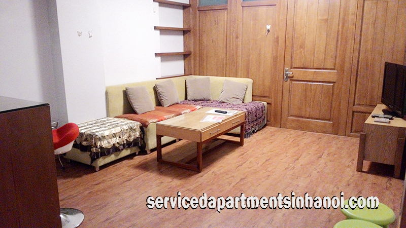 Cho thuê căn hộ dịch vụ 1 phòng ngủ giá rẻ tại quận Ba Đình, gần Phố Cổ Hà Nội