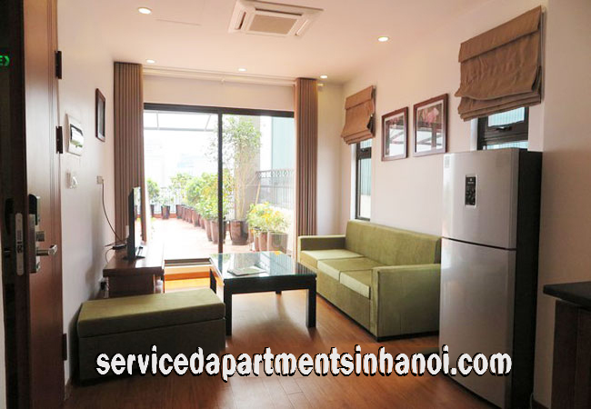 Cho thuê căn hộ dịch vụ hoàn toàn mới 1 phòng ngủ tại phố Linh Lang, quận Ba Đình