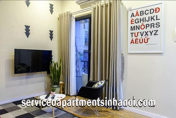 Cho thuê căn hộ Studio không gian đẹp tại Yết Kiêu, quận Hai Bà Trưng.