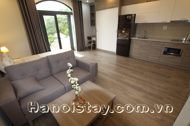 Cho thuê căn hộ dịch vụ 1 phòng ngủ hiện đại phố Duy Tân