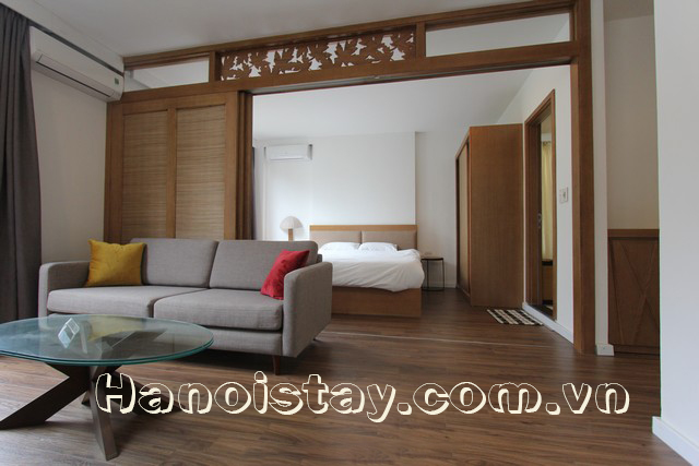 Cho thuê căn hộ dịch vụ đầy đủ nội thất tại phố Đào Tấn, Ba Đình