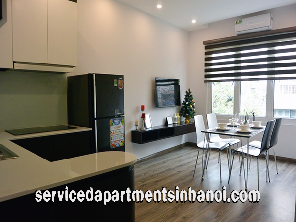 Cho thuê căn hộ dịch vụ mới, hiện đại tại gần Hồ Trúc Bạch, giá hợp lý