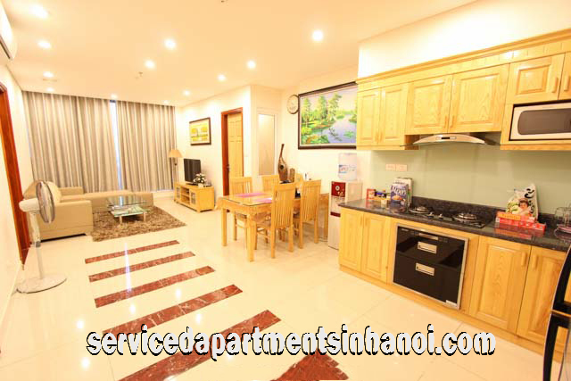 Cho thuê căn hộ dịch vụ 2 phòng ngủ rộng tại Kim Mã, Ba Đình