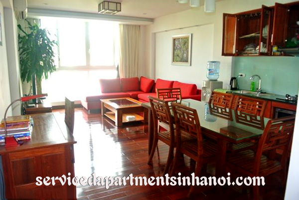 Cho thuê căn hộ 1 phòng ngủ hiện đại tại Trúc Bạch, Ba Đình