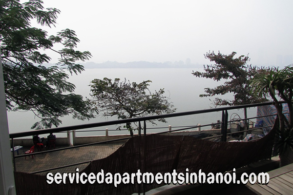 Căn hộ dịch vụ hiện đại có view hồ Tây, chuyên cho người nước ngoài thuê khu Yên Phụ, Tây Hồ