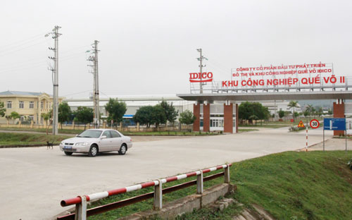 Cho thuê 6000 m2 nhà xưởng trong KCN Quế Võ II, Bắc Ninh, hệ thống hạ tầng đã hoàn thiện