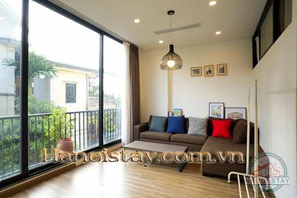 Cho thuê căn hộ 2PN khu vực Quảng Khánh, Đặng Thai Mai, thiết kế đẹp, giá tốt