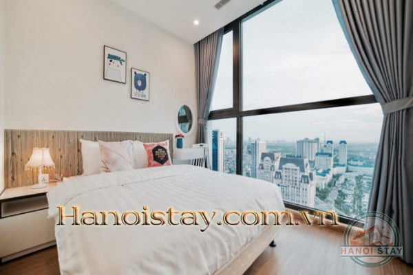Cần cho thuê căn hộ dịch vụ tầng cào tại Vinhomes Skylake Hà Nội, full nội thất hiện đại, trẻ trung 1