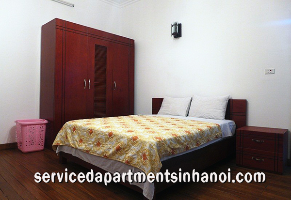 Cho thuê căn hộ dịch vụ đẹp gồm hai phòng ngủ với Ban công lớn ở đường Đặng Thai Mai, Tây Hồ 5
