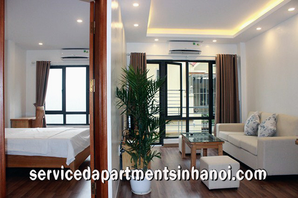 Căn hộ dịch vụ mới, 1 phòng ngủ cho thuê tại Hoàng Quốc Việt, Cầu Giấy 3