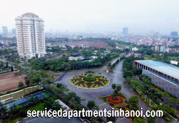 Căn hộ phong cách cổ điển ba phòng ngủ cho thuê tại khu vực Ciputra, Tây Hồ 6