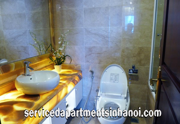 Căn hộ phong cách cổ điển ba phòng ngủ cho thuê tại khu vực Ciputra, Tây Hồ 7
