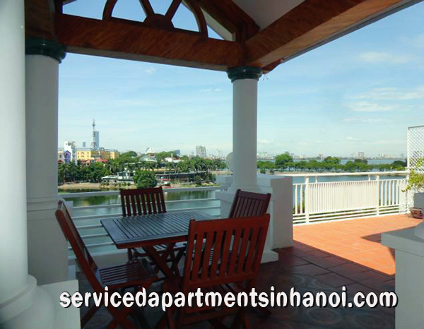 Cho thuê căn hộ cao cấp hai phòng ngủ ở Trúc Bạch Diện tích rộng tại ,view hồ Tây 3