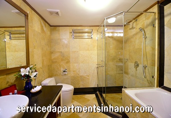 Cho thuê căn hộ cao cấp 2 phòng ngủ tại đường Nguyễn Trường Tộ, Ba Đình 6