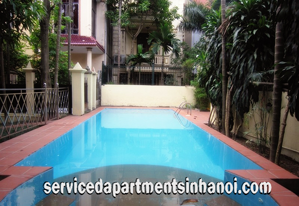 Villa Năm Phòng ngủ rộng rãi với một sân đẹp cho thuê tại Đặng Thai Mai, Tây Hồ 2