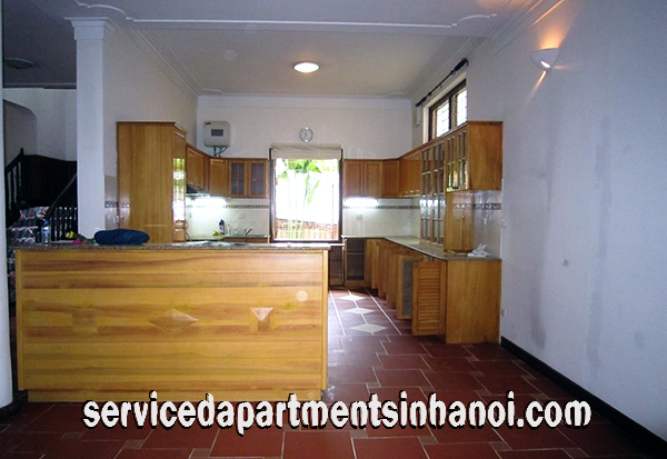 Villa 5 phòng ngủ với một hồ bơi lớn cho thuê tại phố Tô Ngọc Vân, Tây Hồ 4