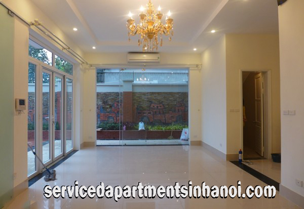 Villa phong cách hiện đại, 4 phòng ngủ cho thuê tại Tây Hồ, Hà Nội, có nhà để xe ô tô 3