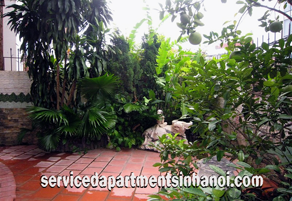 Cho thuê Villa đủ đồ, năm phòng ngủ tại Âu Cơ str, Tây Hồ, có bể bơi tuyệt đẹp 3