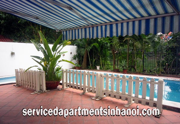 Cho thuê biệt thự đẹp năm phòng ngủ tại phố Tô Ngọc Vân, Tây Hồ, khu vườn đẹp, có hồ bơi 3