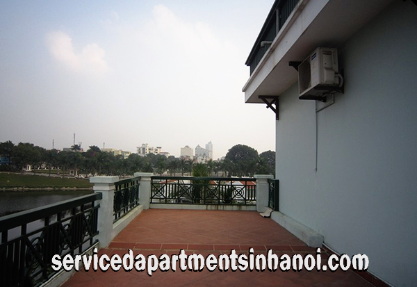 Cho thuê Villa năm phòng ngủ đẹp tại Nghi Tàm,Tây Hồ, Vườn rộng , view hồ 6