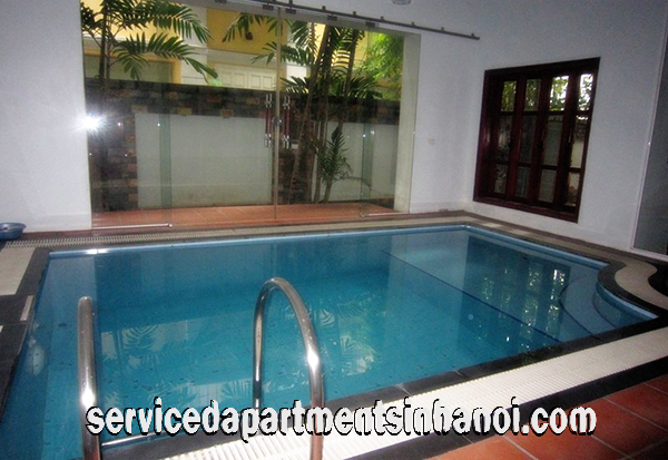 Cho thuê Villa Đẹp bốn phòng ngủ  ở Tô Ngọc Vân có bể bơi, vườn đẹp