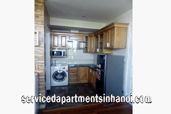 Căn hộ dịch vụ 1 phòng ngủ đẹp gần hồ Hoàng Cầu cho thuê 9