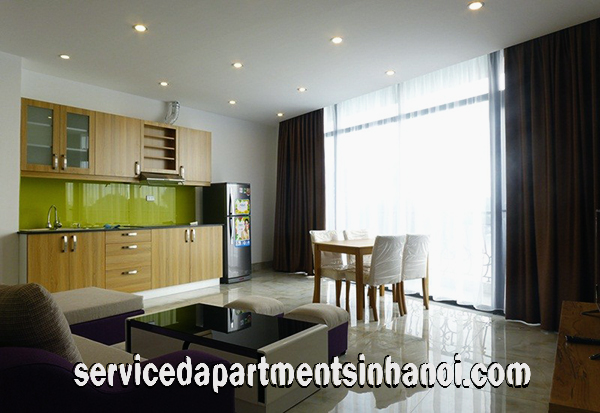 Cho thuê căn hộ 1 phòng ngủ 70m2, view hồ Trúc Bạch 5