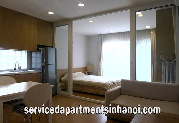 Cho thuê căn hộ dịch vụ 1 phòng ngủ đẹp phố Tô Ngọc Vân