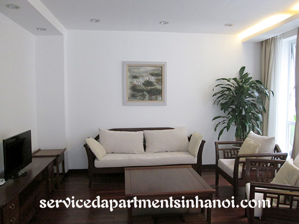 Căn hộ dịch vụ sạch sẽ và tươi sáng ở đường Đặng Thai Mai cho thuê 2