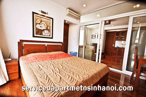Căn hộ dịch vụ đẹp cho thuê tại Trúc Bạch, sàn gỗ, tiện nghi hiện đại 5