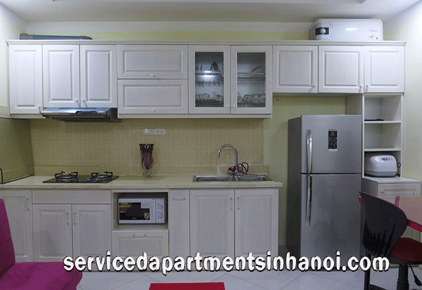 Cho thuê căn hộ dịch vụ tại Nghi Tàm, Tây Hồ với giá rẻ 3