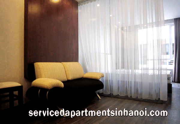 Cho thuê căn hộ một phòng ngủ ở khu vực Trúc Bạch, đồ gỗ chất lượng tốt 1