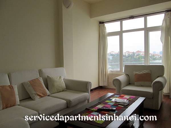 Căn hộ hai phòng ngủ view hồ cho thuê tại Tô Ngọc Vân, Tây Hồ 1