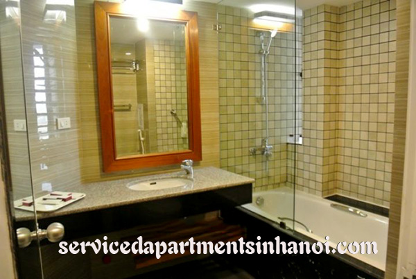 Căn hộ dịch vụ một phòng ngủ hiện đại cho thuê tại Ba Đình, cửa sổ lớn, không gian yên tĩnh 8