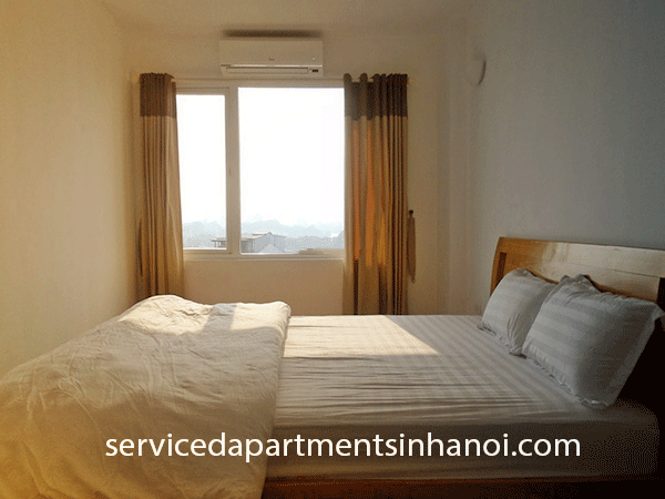 Căn hộ hai phòng ngủ ở khu vực Trúc Bạch, cao cấp, view hồ, ban công lớn cho thuê 10