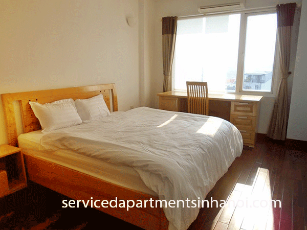 Căn hộ hai phòng ngủ ở khu vực Trúc Bạch, cao cấp, view hồ, ban công lớn cho thuê 7