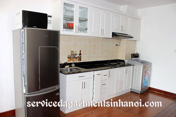 Cho thuê căn hộ dịch vụ 1 phòng ngủ tại khu vực Trúc Bạch, Ba Đình 8