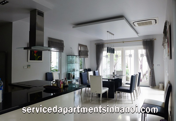 Biệt thự tuyệt đẹp cho thuê tại Vườn Đào, Phú thượng, Tây Hồ 10