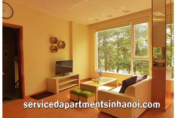 Căn hộ dịch vụ một phòng ngủ cho thuê ở Trúc Bạch 4