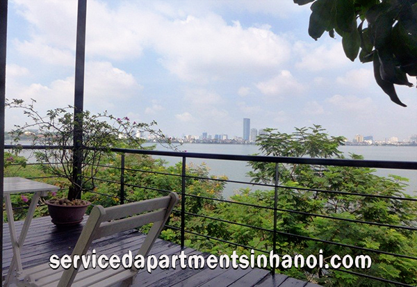 Căn hộ hai phòng ngủ, view Hồ Tây, có ban công thoáng mát cho thuê 2