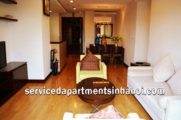 Căn hộ ba phòng ngủ sang trọng cho thuê tại Tháp Hòa Bình Green 3