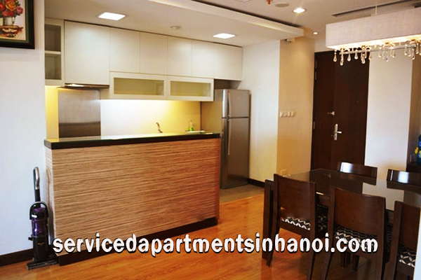Căn hộ ba phòng ngủ sang trọng cho thuê tại Tháp Hòa Bình Green 4