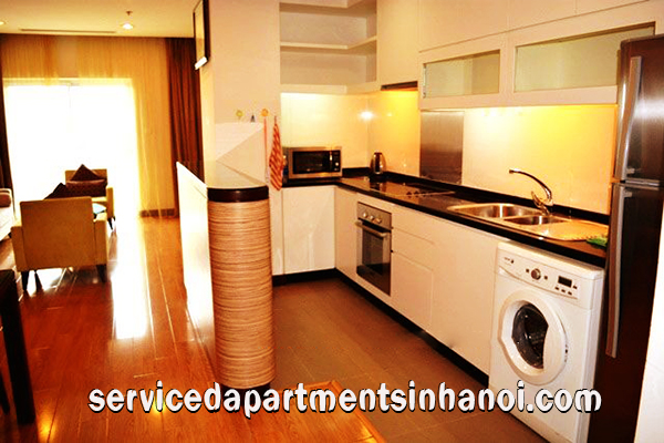 Căn hộ ba phòng ngủ sang trọng cho thuê tại Tháp Hòa Bình Green 6