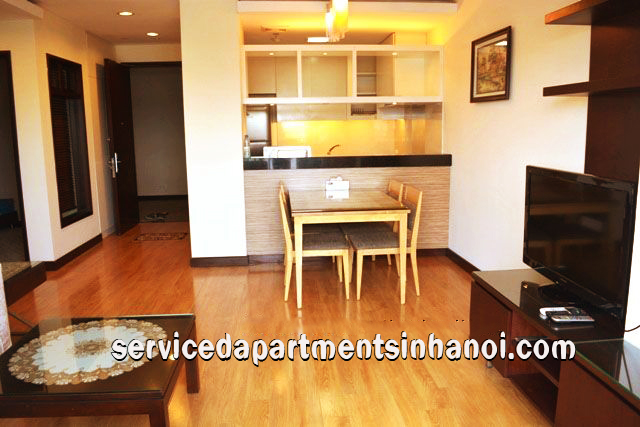 Căn hộ hai phòng ngủ, tiện nghi cho thuê ở Hòa Bình Green, Ba Đình 1